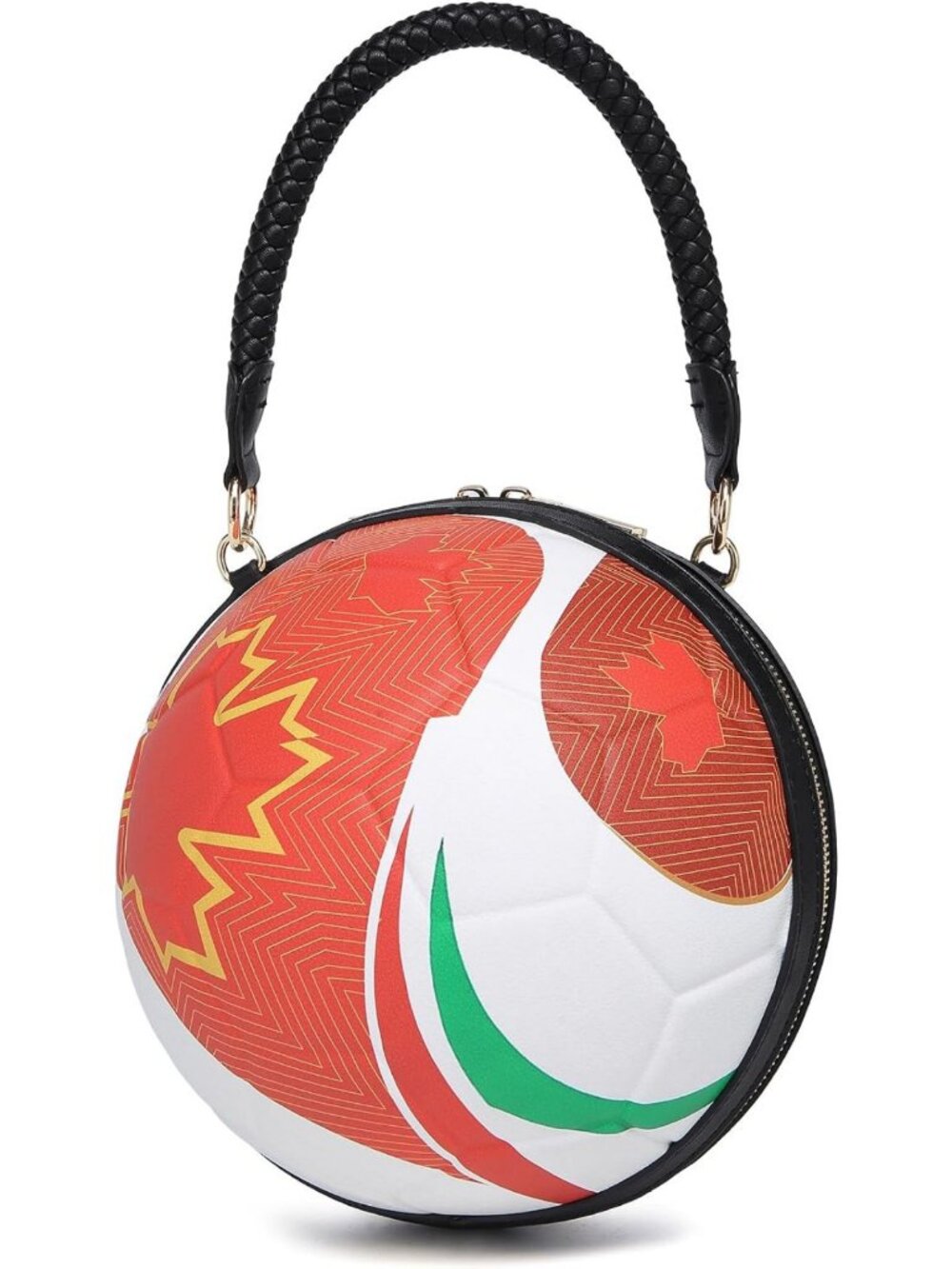 Unique Football-Shaped Crossbody Handbag | Fun Novelty Purse for Women